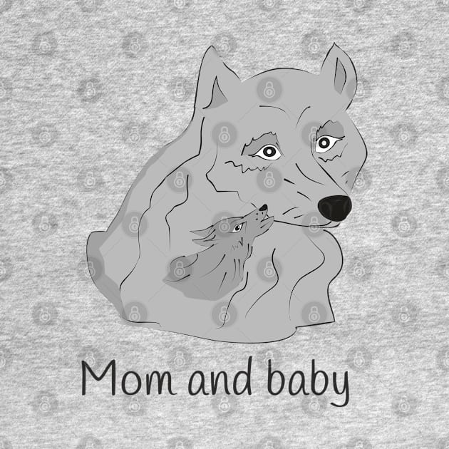 Mom and baby by Alekvik